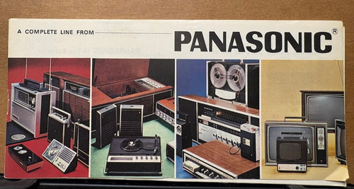 Brochure vintage panasonic - brochure,